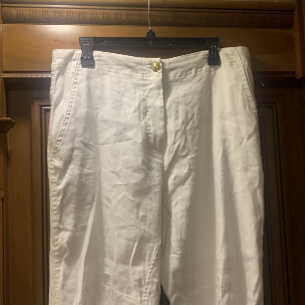 rag & bone White linen blend joggers. Fully lined in very good condition. W - 34 - Picture 8 of 14